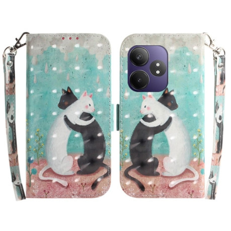 Чохол-книжка Crystal 3D Shockproof Protective Leather для Realme GT 6/GT 6T/GT Neo6/GT Neo6 SE - різнокольоровий