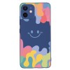 Протиударний чохол Painted Smiley Face для iPhone 11 - синій