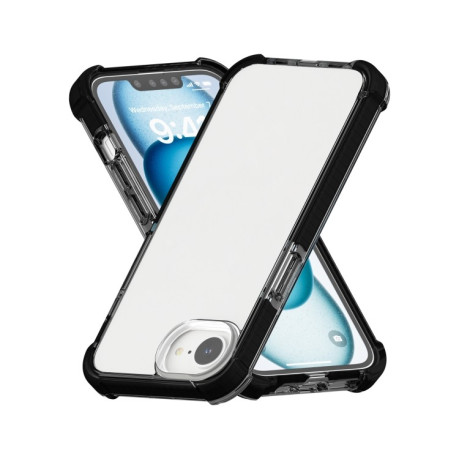 Чохол Acrylic + TPU Transparent для iPhone 16e - чорний