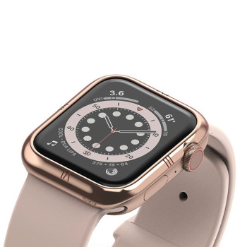 Металлическая накладка Ringke Bezel Styling для Apple Watch 5 / 4 / SE 44mm - серебряная