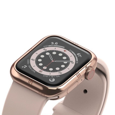 Металлическая накладка Ringke Bezel Styling для Apple Watch 5 / 4 / SE 44mm - розовое золото