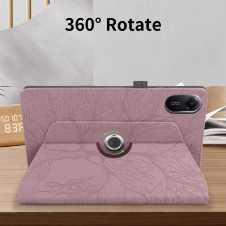Чехол-книжка Tree Life Embossed Rotation Leather для Xiaomi Redmi Pad 2 - золото
