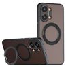 Протиударний чохол Escase з магнітним тримачем на Xiaomi Poco X8 Pro Max 5G — матовий чорний