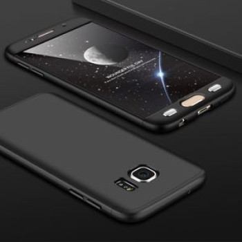 3D чехол GKK Three Stage Splicing Full Coverage Case на Samsung Galaxy  S7 / G930 - черный