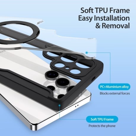 Чохол-книжка DUX DUCIS Skin X Pro Series Magsafe  для Samsung Galaxy S25 Ultra 5G - чорний