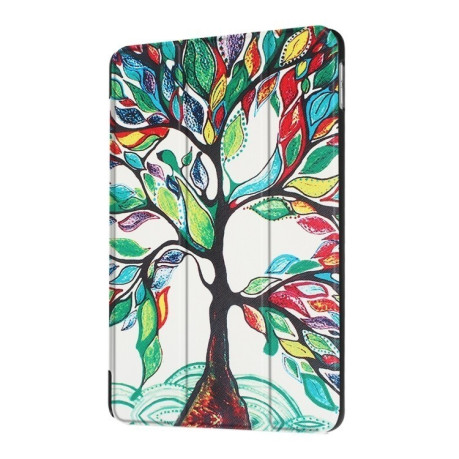 Чехол Cross Texture Painting Tree Three-folding для iPad 9.7 2017/2018