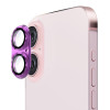 Защитное стекло на камеру ENKAY Aluminium Alloy для iPhone 16 / 16 Plus - фиолетовое