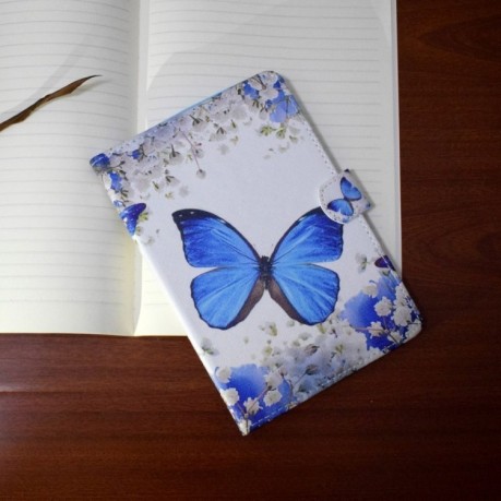 Чехол- книжка с силиконовым держателем Flower Butterfly Pattern  на iPad mini 3 / 2 / 1