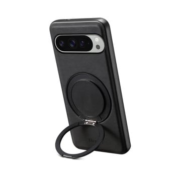 Чохол Denior A14 Skin Feel Rotating Holder MagSafe для Google Pixel 9 Pro XL - чорний