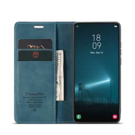 Чехол-книжка CaseMe-013 Multifunctional на Samsung Galaxy S22 Plus - синий