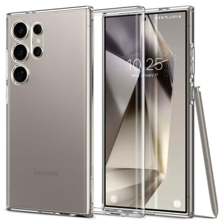 Оригинальный чехол Spigen Liquid Crystal  для Samsung Galaxy S24 Ultra - Crystal Clear