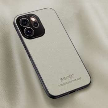 Чохол HUIYI Leather Magnetic на OPPO Reno15 Pro 5G Global — білий