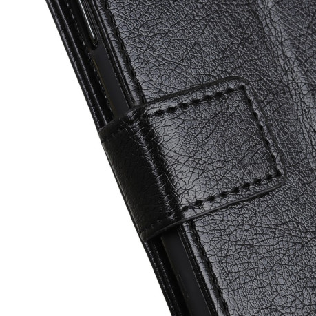Чехол-книжка Copper Buckle Nappa Texture на Samsung Galaxy M32/A22 4G - черный