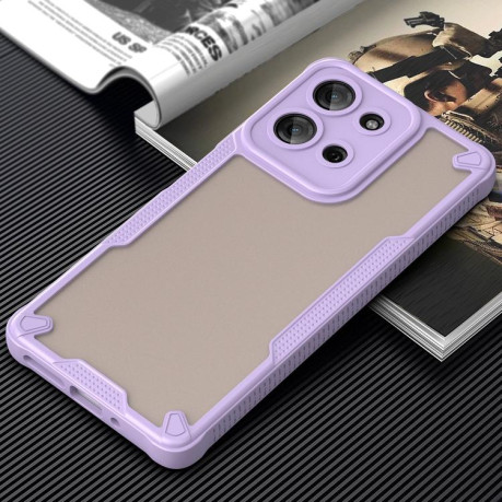 Протиударний чохол Armor Glaze PC Hybrid для Motorola Moto G75 5G - фіолетовий