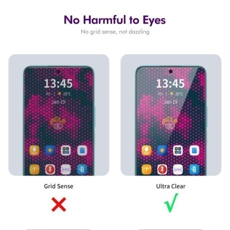 Комплект защитных стекл ENKAY 28 Degree Privacy Screen для Infinix Note 40 - черное