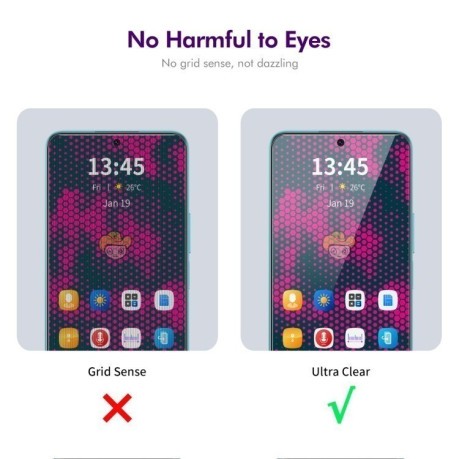 Защитное стекло ENKAY 28 Degree Privacy Screen для Samsung Galaxy M55 5G - черное