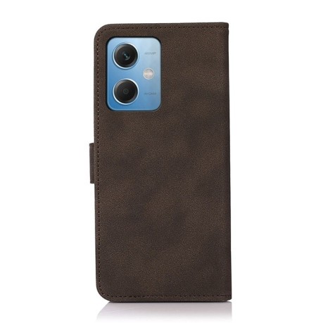 Чохол-книжка KHAZNEH Matte Texture для Xiaomi Redmi Note 12 5G Global/Note 12 China/Poco X5 5G - коричневий