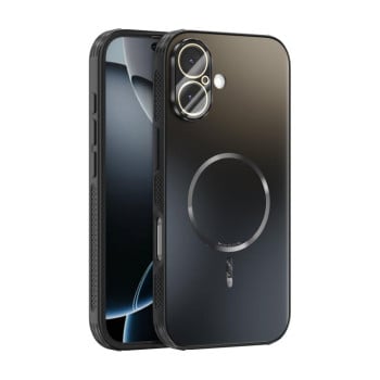 Противоударный чехол ABEEL Heat Dissipation Frosted MagSafe для iPhone 17 - черный