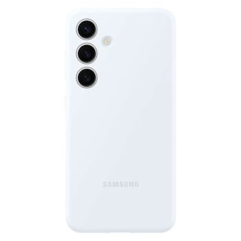 Оригинальный чехол Samsung Silicone Case для Samsung Galaxy S24+ - White(EF-PS926TWEGWW)