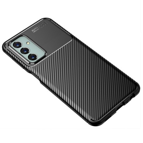 Ударозащитный чехол HMC Carbon Fiber Texture на Samsung Galaxy M23 - черный