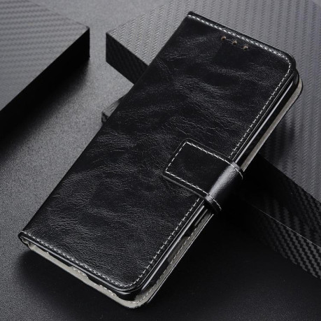 Чохол-книжка Magnetic Retro Crazy Horse Texture на Xiaomi Poco F7 Pro / F7 Ultra - чорний