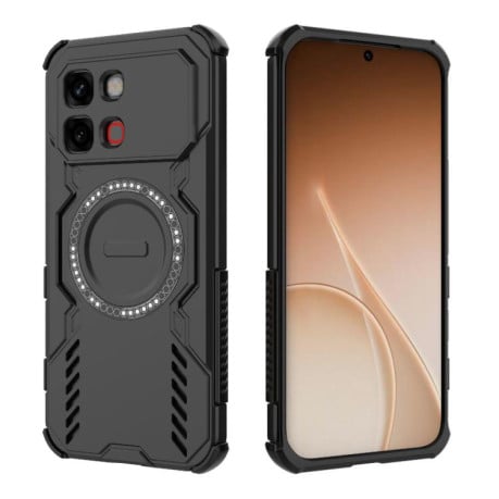 Протиударний чохол Butterfly Armor з MagSafe на Infinix Note Edge 5G Global — чорний