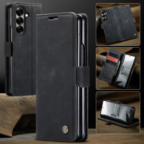 Чехол-книжка CaseMe-013 Multifunctional на Samsung Galaxy Fold 7 - черный