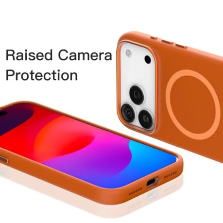 Противоударный чехол Mutural Karen Series Liquid Silicone MagSafe на iPhone 17 Pro Max - белый