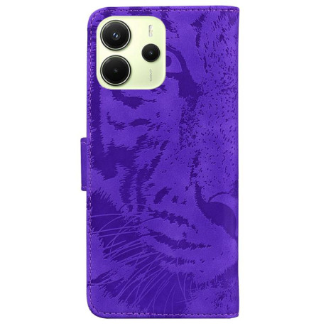 Чехол-книжка Tiger Embossing для Xiaomi Redmi Note 14 4G 164.84mm - фиолетовый