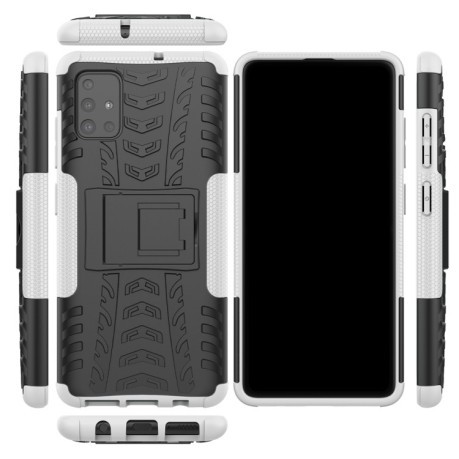 Протиударний чохол Tire Texture Samsung Galaxy A51 - білий