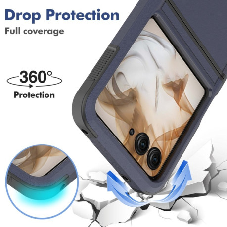 Протиударний чохол Armor 2 in 1 для Motorola Razr 50 - синій