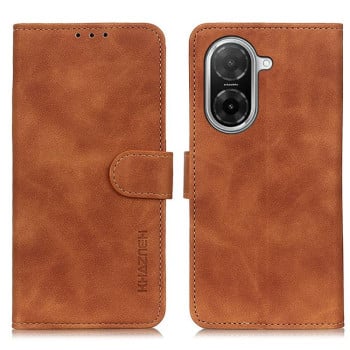 Чехол-книжка KHAZNEH фактура Cowhide на Xiaomi Redmi A5 4G 171.7mm / Poco C71 - коричневый