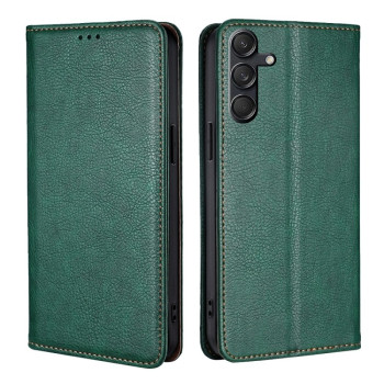 Чохол-книжка Gloss Oil Solid для Samsung Galaxy M55 5G - зелений