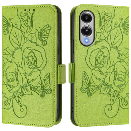 Чохол-книжка Magnetic RFID Anti-theft Leather для Samsung Galaxy S25 Edge 5G - зелений