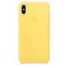 Силиконовый чехол Silicone Case Canary Yellow на iPhone Xs Max