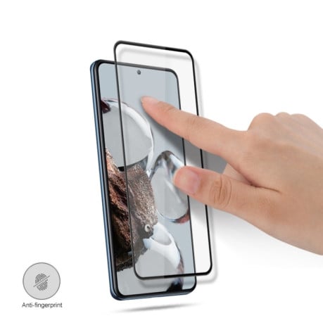 Защитное стекло mocolo 0.33mm 9H 3D Full Glue для Xiaomi 12T - черное