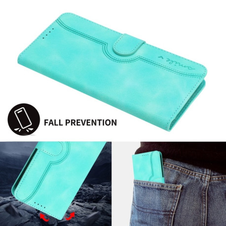 Чехол-книжка Skin Feel Heart Amile для Infinix Smart 8 - голубой