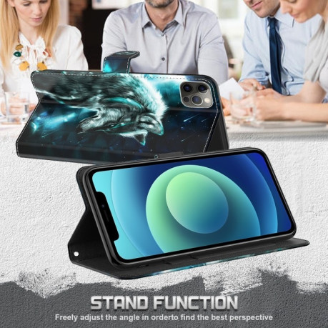 Чохол-книжка 3D Painting для Google Pixel 8 Pro - Wolf