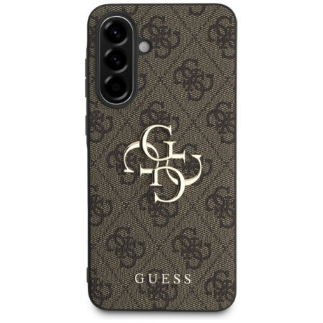 Оригинальный чехол Guess Big 4G Logo Classic Logo для Samsung Galaxy A36 - Brown