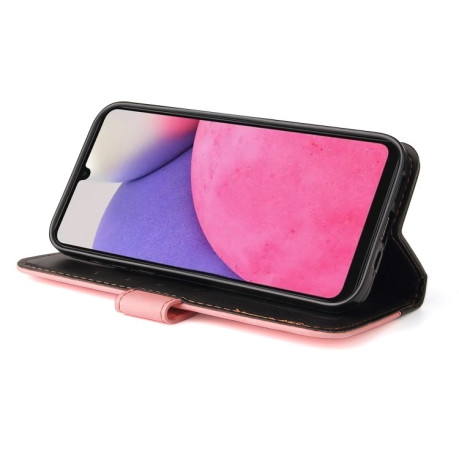 Чохол-книжка Business Stitching-Color для Samsung Galaxy A33 5G - рожевий