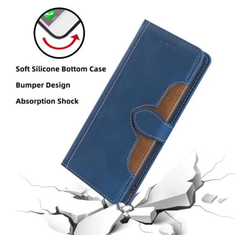 Чохол-книжка з м'яким покриттям Skin Feel та магнітною застібкою на Realme C71 4G - синій