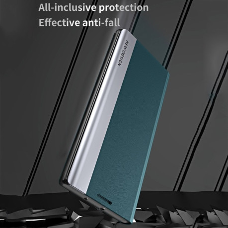 Чехол-книжка Electroplated Ultra-Thin для Xiaomi Redmi A1/A2 - красный
