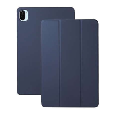 Магнітний чохол-книжка Solid Color Magnetic для Xiaomi Pad 5 / Pad 5 Pro - темно-синій