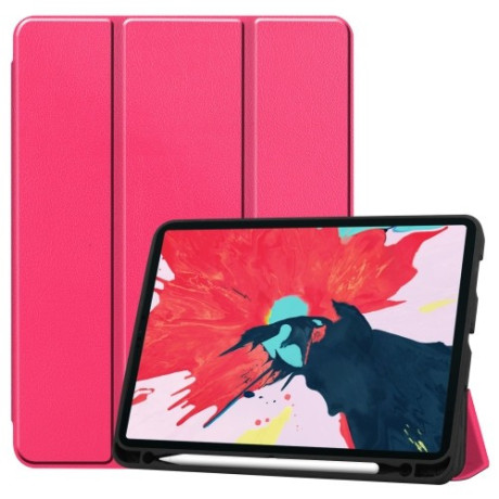 Чохол-книжка Custer Pattern для iPad Pro 11 inch 2020/Pro 11 2018 - рожево-червоний