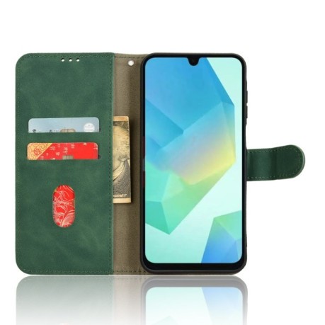 Чохол-книжка Retro Skin Feel Business Magnetic для Samsung Galaxy A16 5G - зелений