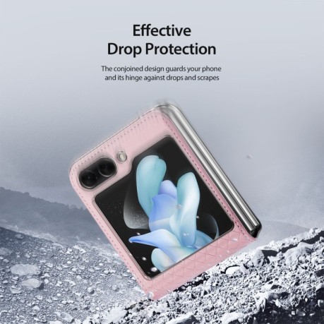 Протиударний чохол DUX DUCIS Bril Series для Samsung Galaxy Flip 5 - рожевий