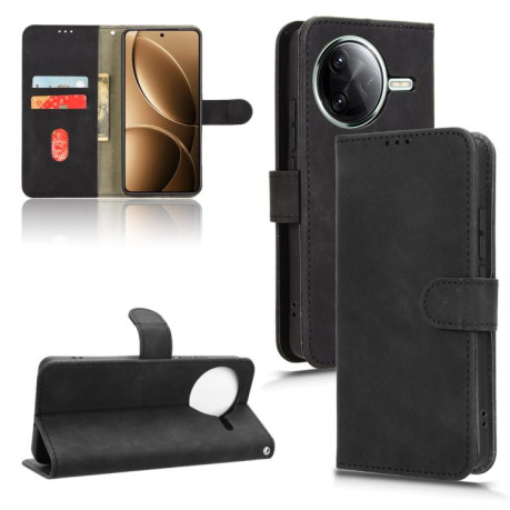 Чехол-книжка Retro Skin Feel Business Magnetic на Xiaomi Poco F7 Pro / F7 Ultra - черный