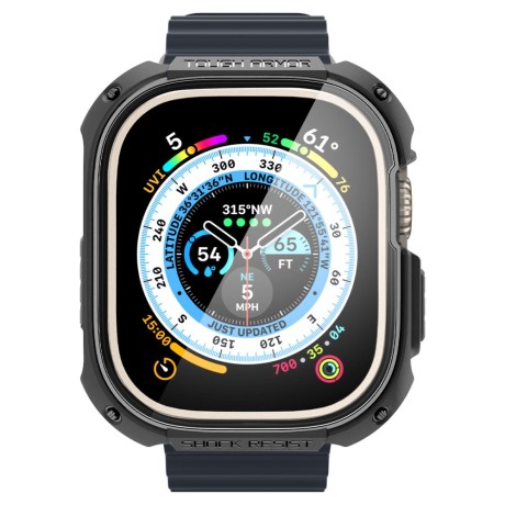 Оригинальный чехол Spigen Tough Armor на Apple Watch Ultra 49 mm - black