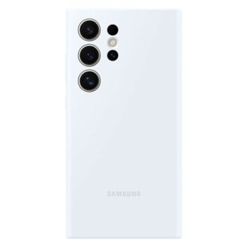 Оригинальный чехол Samsung Silicone Case для Samsung Galaxy S24 Ultra - white(EF-PS928TWEGWW)