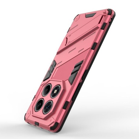 Протиударний чохол Punk Armor для Redmi Note 14 Pro 4G Global - світло-червоний